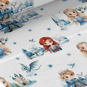 Tessuto principessa al metro Certificato Oeko-Tex- Creazione per bambini - La Mercerie des Princesses- Cotone, Jersey, French Terry, Impermeabile