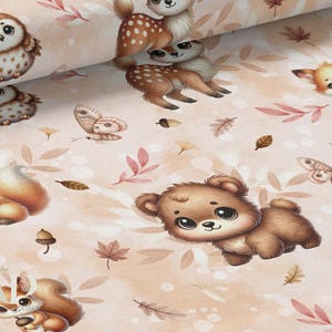 Tessuto Woody certificato Oeko-Tex al metro - Creazione per bambini - La Mercerie des Princesses - Cotone, Jersey, French Terry, Impermeabile