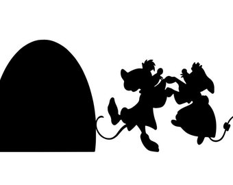Cinderella Mice Wall Sticker
