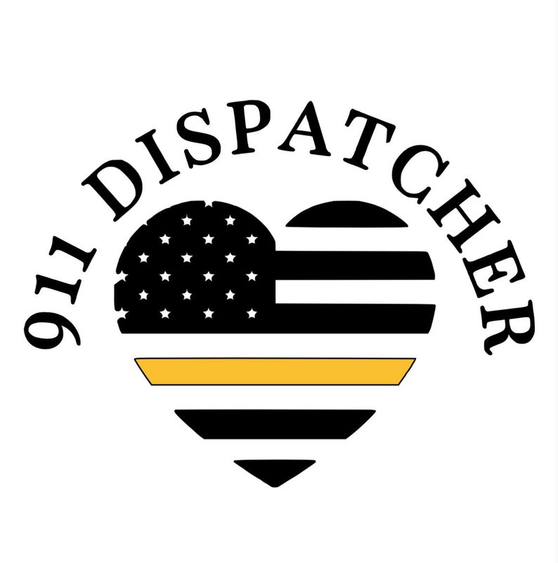 911 Dispatcher Heart | Etsy