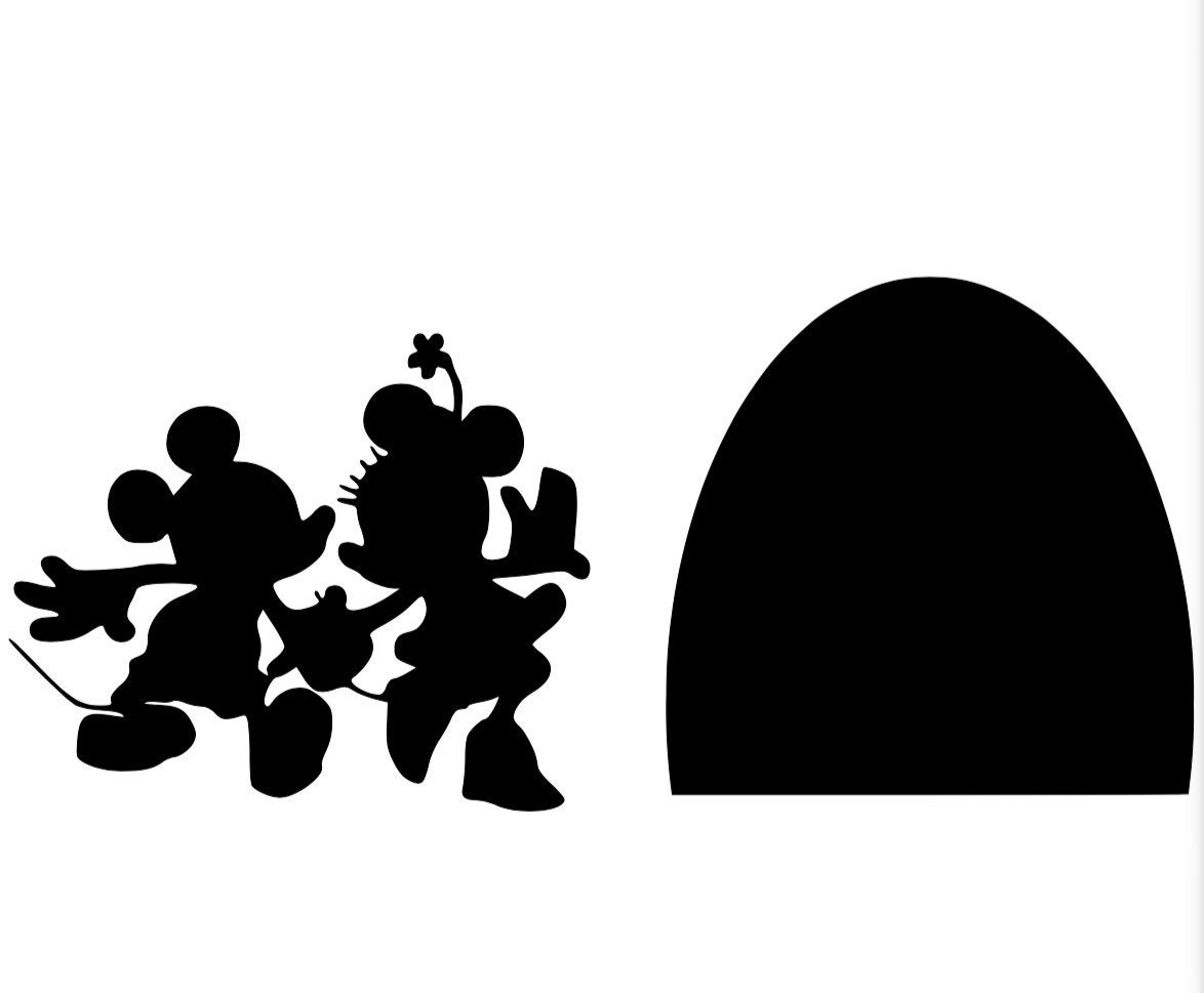 Mickey and Minnie Mouse Hole Etsy