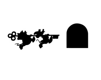 Gus and Jaq Wall Sticker