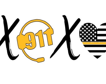 911 Dispatcher Vinyl Decal