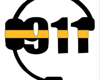 911 Dispatcher Vinyl Decal