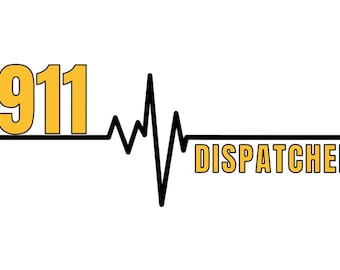 911 Dispatcher Vinyl Decal