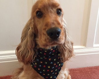 Bandana pour chien - Tour de cou - Différentes couleurs et tailles