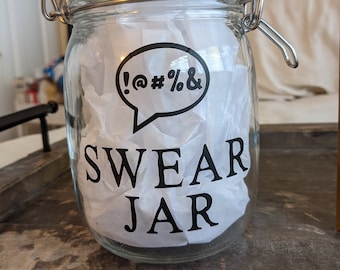 Swear Jar Savings jar/Piggy bank