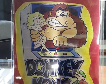 Donkey Kong Aluminum Art Print (Standard Comic Book Size)