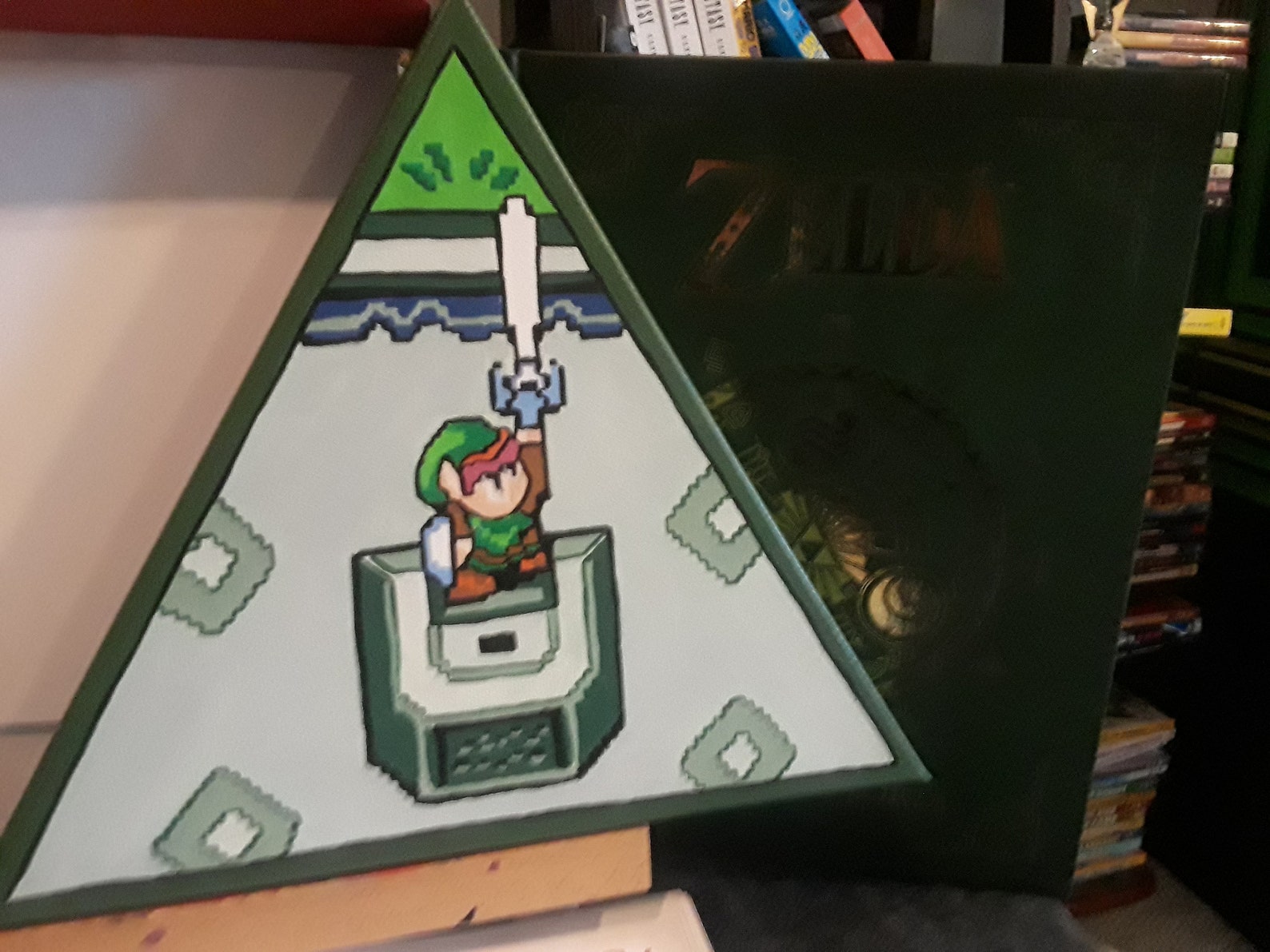 Triforce Set the Legend of Zelda a Link to the Past Etsy
