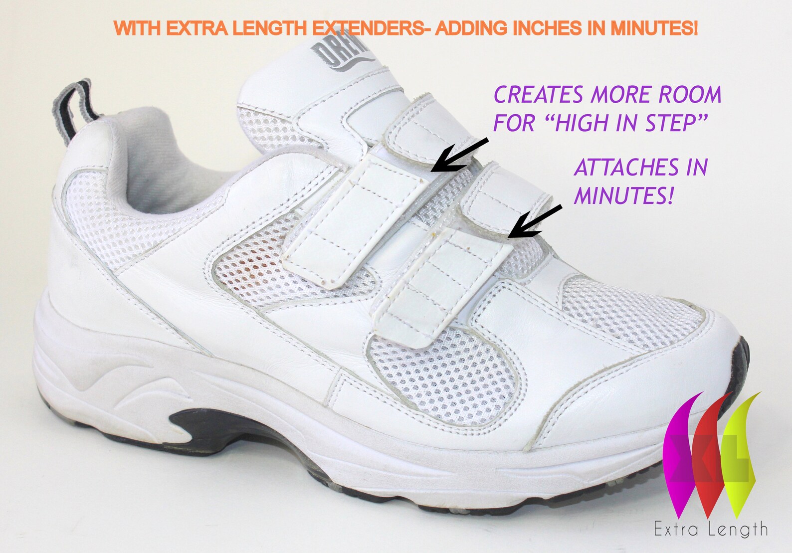 Shoe Straps Extenders Easily Add Length and Width for High Insteps ...