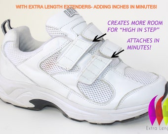 Add Length and Width For Wide Feet & High Insteps. Add more width for Wide Shoes! Add Yourself! Made Using Velcro Brand Fastener Material!