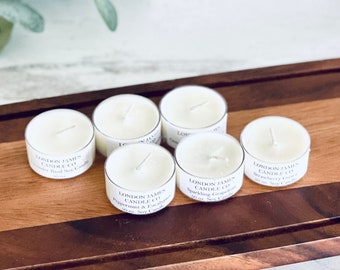 Luxury Candle Discovery Set 6 Best Selling Tea Lights Scent Sampler Gift Box Soy Wax Tester Set  Small Batch Travel Size Scented Candle