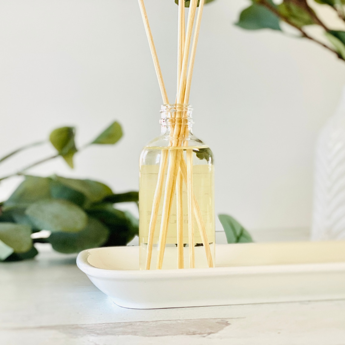 White Tea Reed Diffuser White Tea Diffuser Oil Etsy