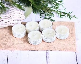 Candela French Linen da 9 oz al cocco e soia / Profumo per la casa minimalista di lusso / Candela da spa a combustione pulita, regalo per lei / Decorazione neutra in