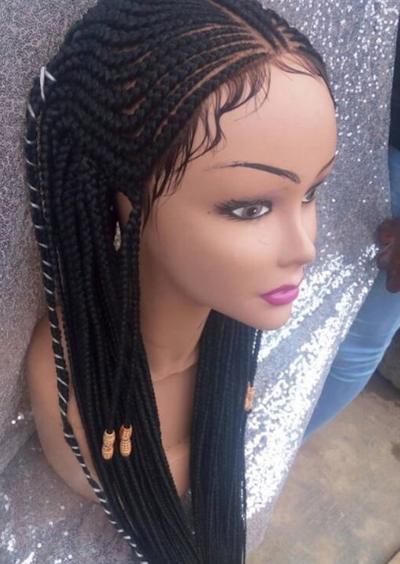 Cornrow Braided Wig Braided Wigs Box Braided Wigs Cornrow Wigs Lace Wigs Frontal Wigs Micro Braided Wigs Faux Locs Braids