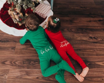 my first christmas pajamas boy