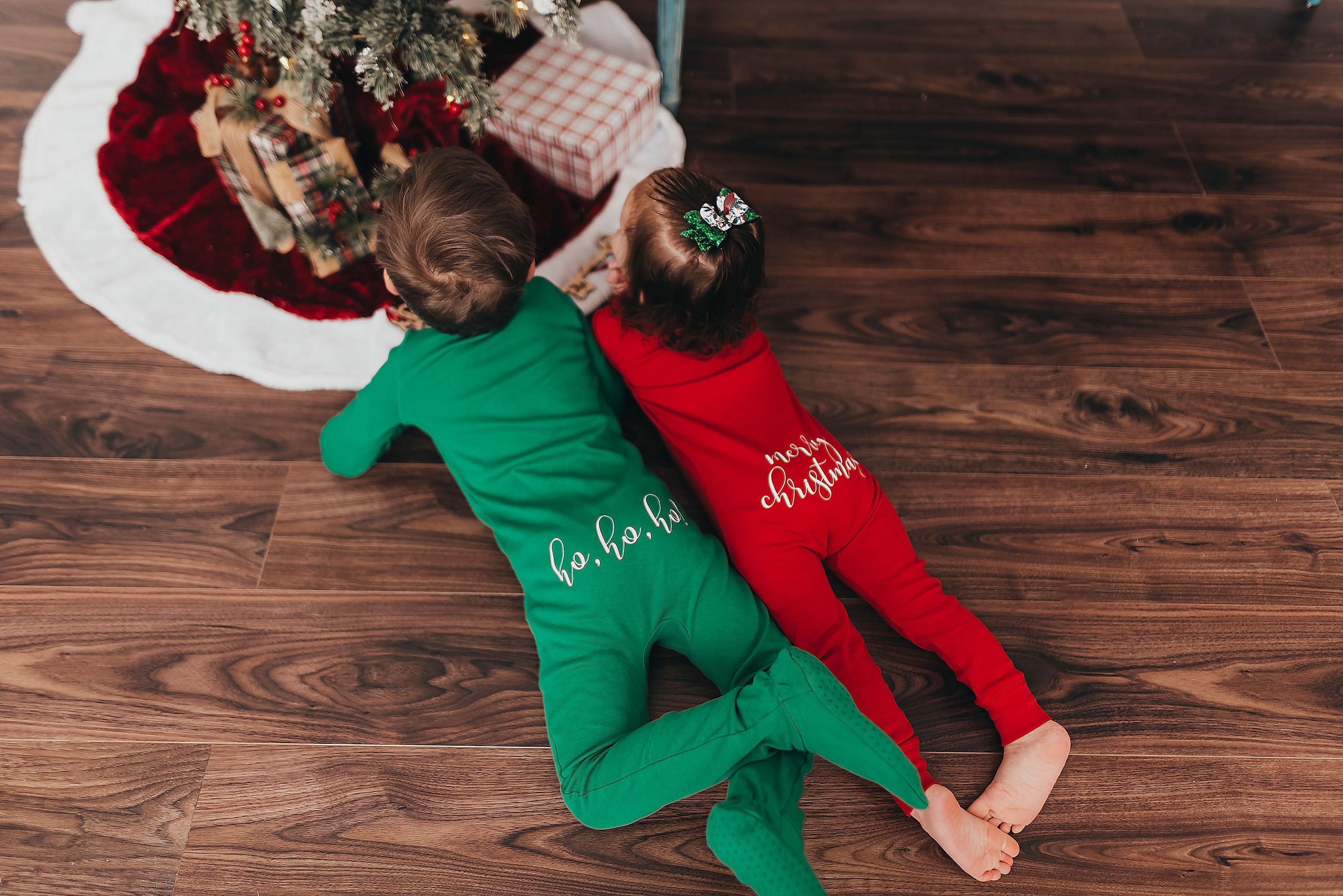 Unisex Kids Matching Family Long Sleeve Christmas Snug Fit Cotton