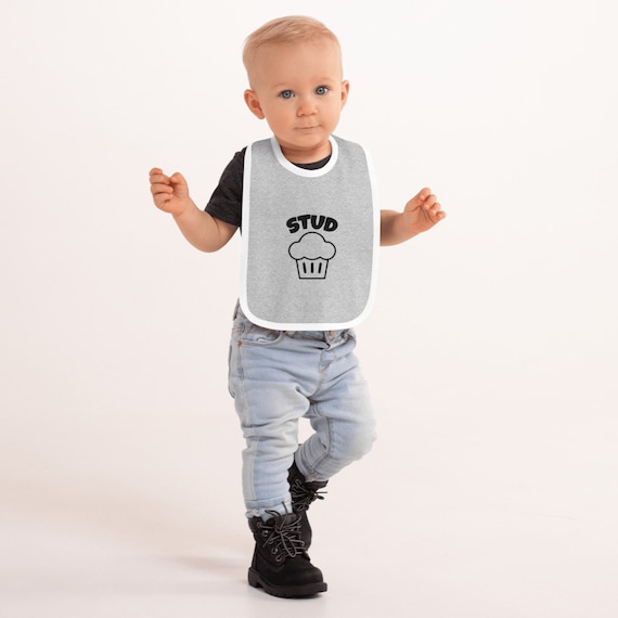 Stud muffin bib cheap