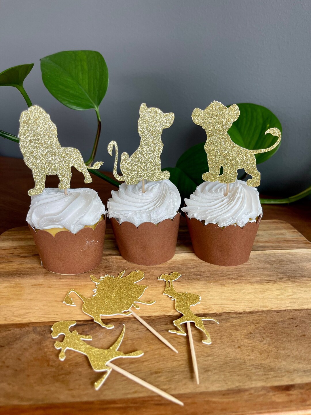 LION KING Cupcake Toppers | Disney | Party Decor - Etsy