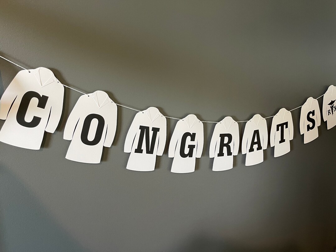 Congrats Doctor Banner, Medical Banner,white Coat Ceremony, Pharmacy ...