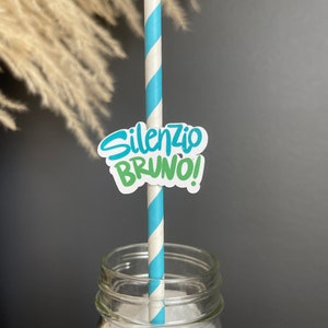 LUCA INSPIRED Paper STRAWS, Set of 12, Disney Inspired Birthday Party, Luca Birthday Party, First Birthday, Boy Birthday, Baby Shower image 9