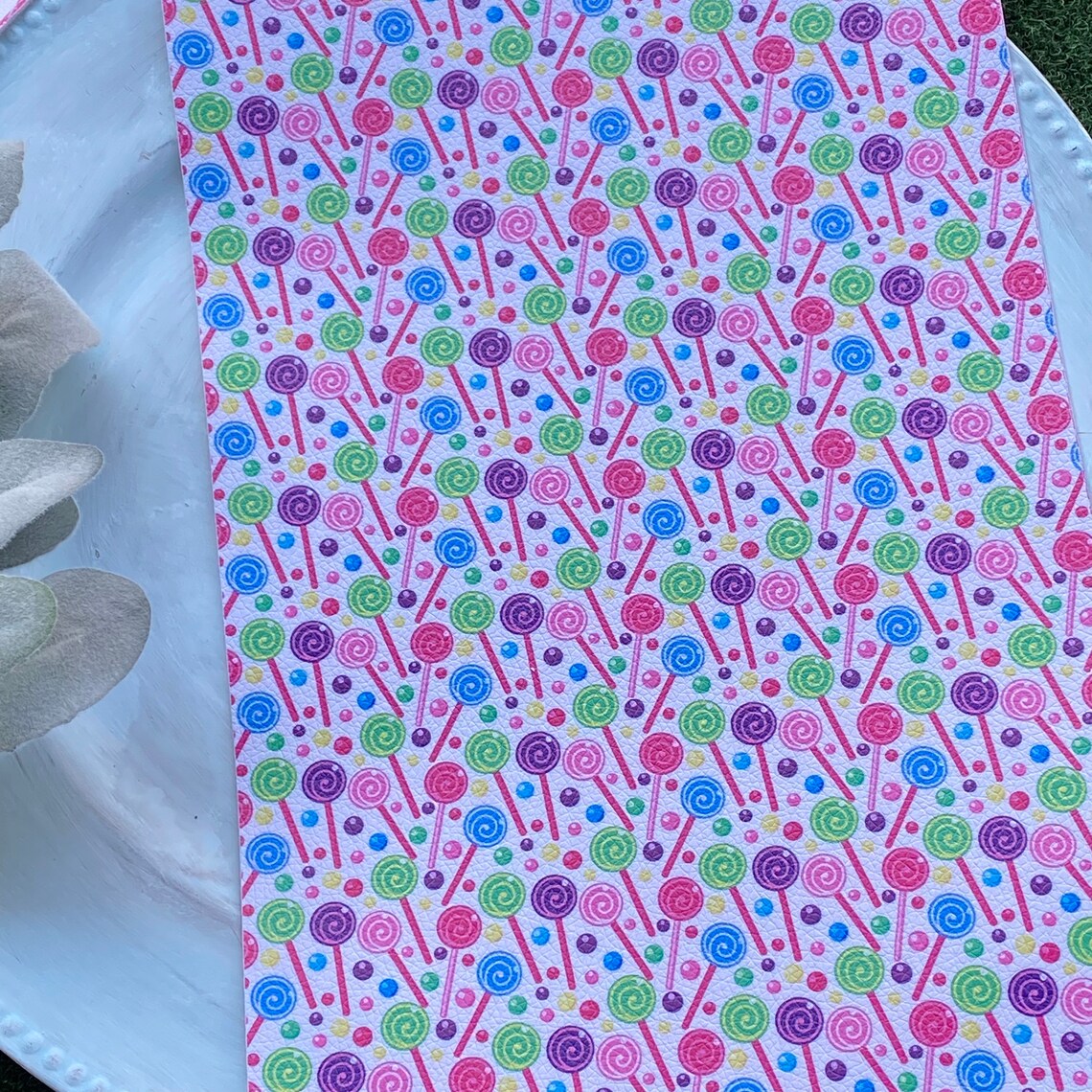 LOLLIPOP LOLLIPOP Faux Leather Sheet Synthetic Leather Etsy