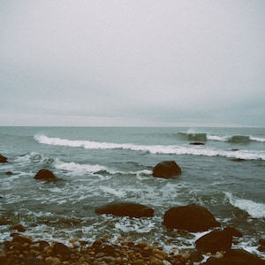 Montauk Long Island New York Ocean Beach Moody Photography Wall Art