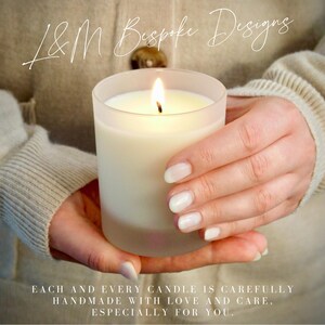 Personalised Wedding Witness Thank You Candle: Handmade Wedding Favours Appreciation Gift image 6