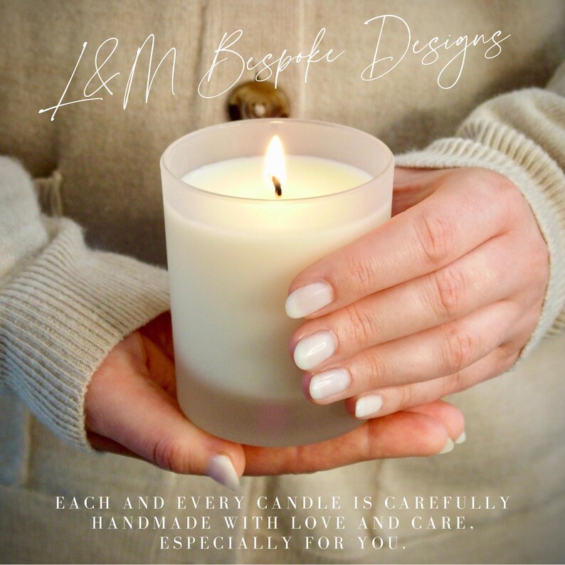 Personalised Wedding Witness Thank You Candle: Handmade Wedding Favours Appreciation Gift image 6