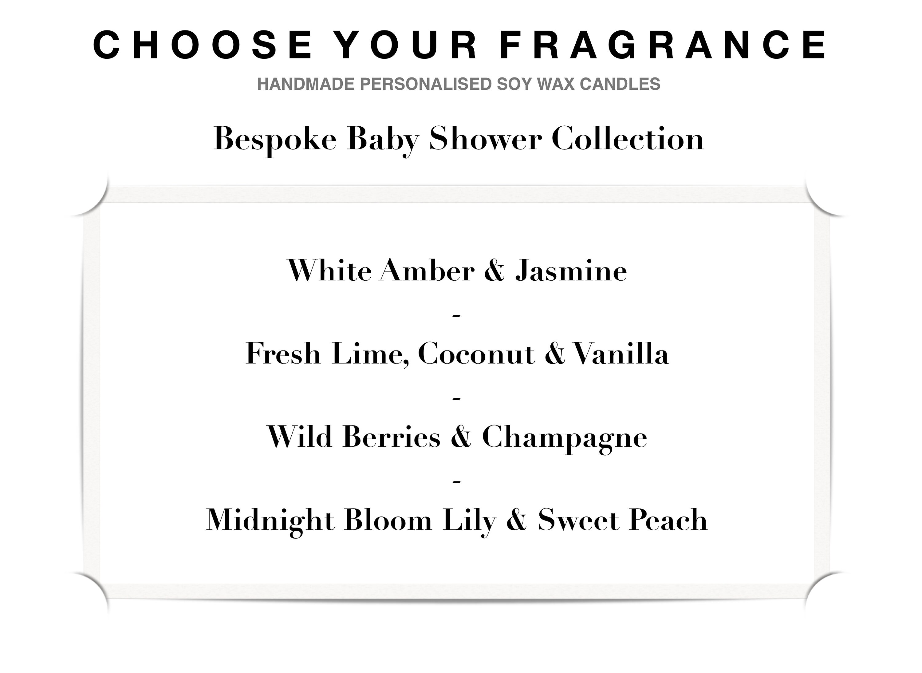 Baby Shower Gifts Baby Shower Favours Personalised Candles Etsy UK