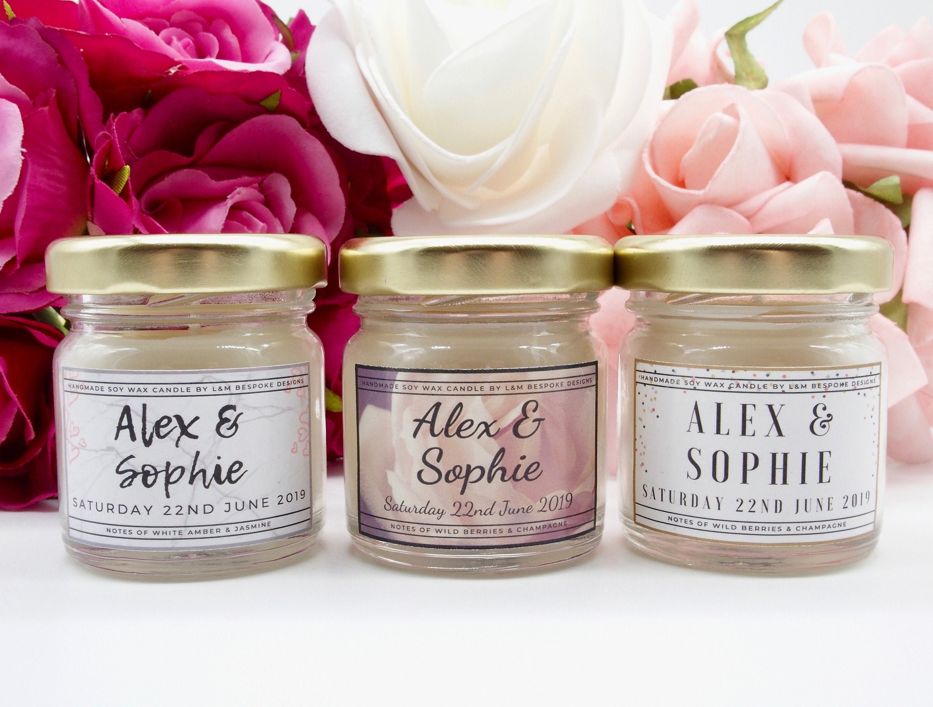 personalised wedding favours