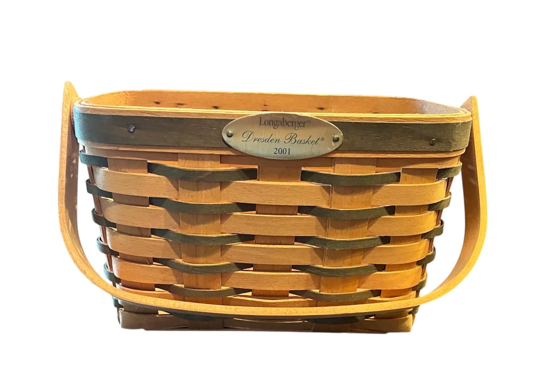 Vintage Longaberger Basket, 2001 Dresden Basket - Etsy