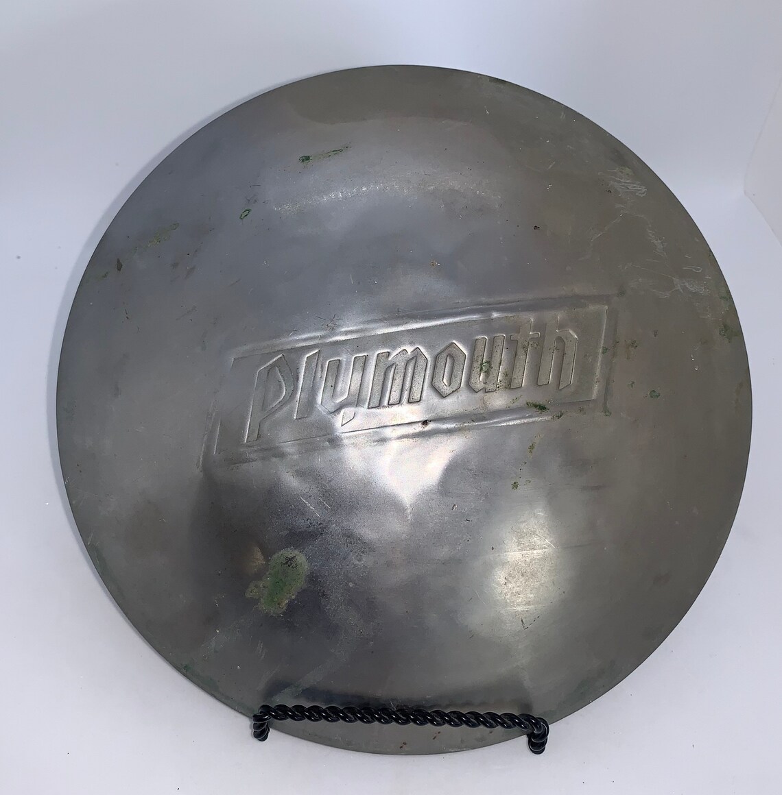 Vintage Pair Of Plymouth Hubcaps 9 Inches Dog Dish Style Etsy