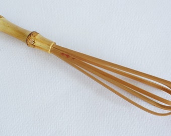 S6747# Japan's Pure hard bamboo coffe-tea whisk,Japanese hand made balloon egg whisk