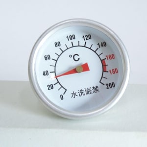Kitchen Thermometer, Japanese Cooking Thermometer Stainless Steel Oven Safe Meat Thermometer  #8490