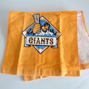 Giants Collection cotton hand towel 80x30 (cm), Japanese &quot;Yomiuri Giants&quot; professional baseball team unused Towel, Original packaging #S5776