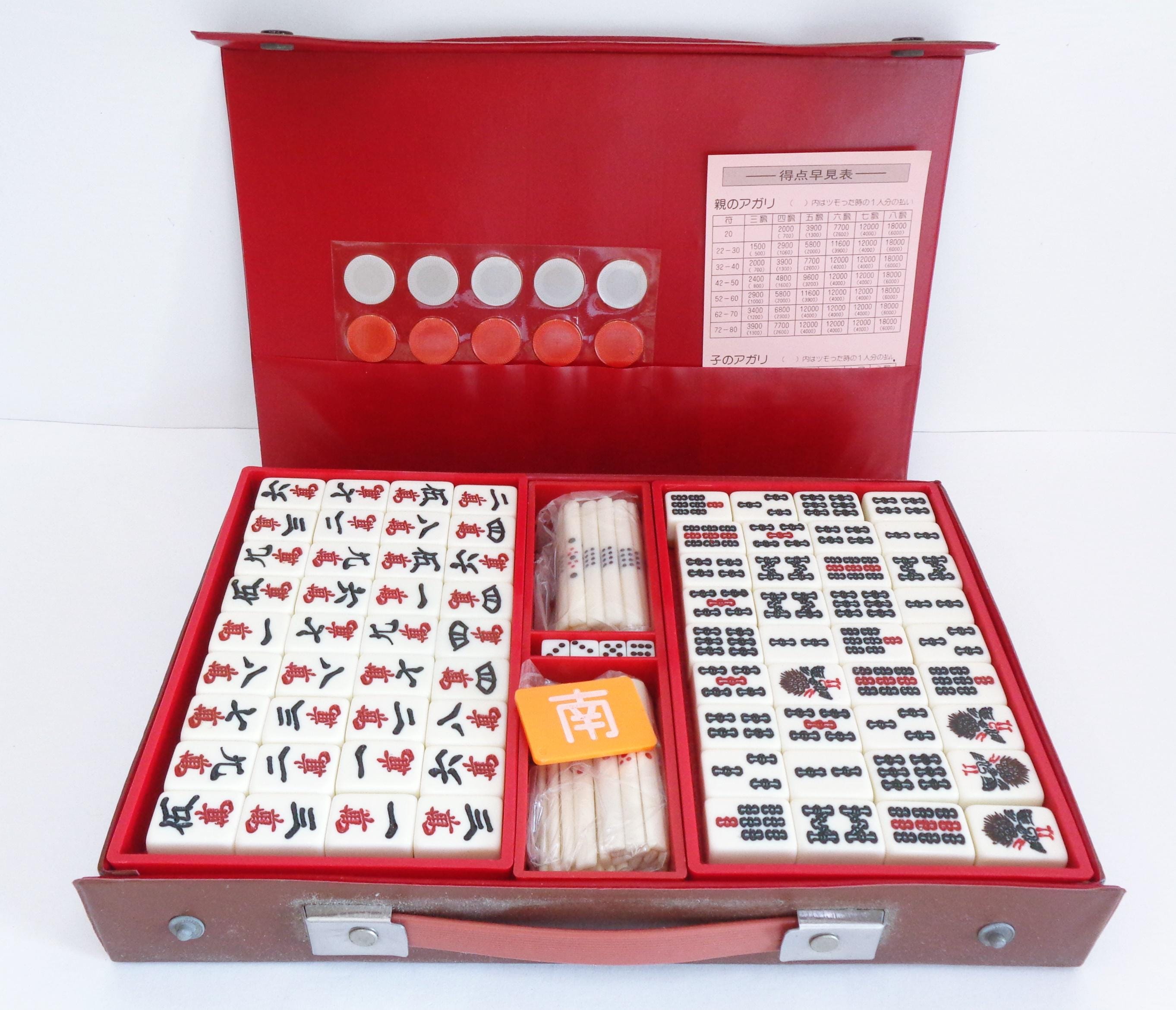 Japanese Riichi Mahjong Set - Etsy