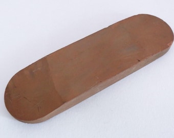 Japanse wetsteen vintage middelgrote oliesteen, slijpgereedschap #8490
