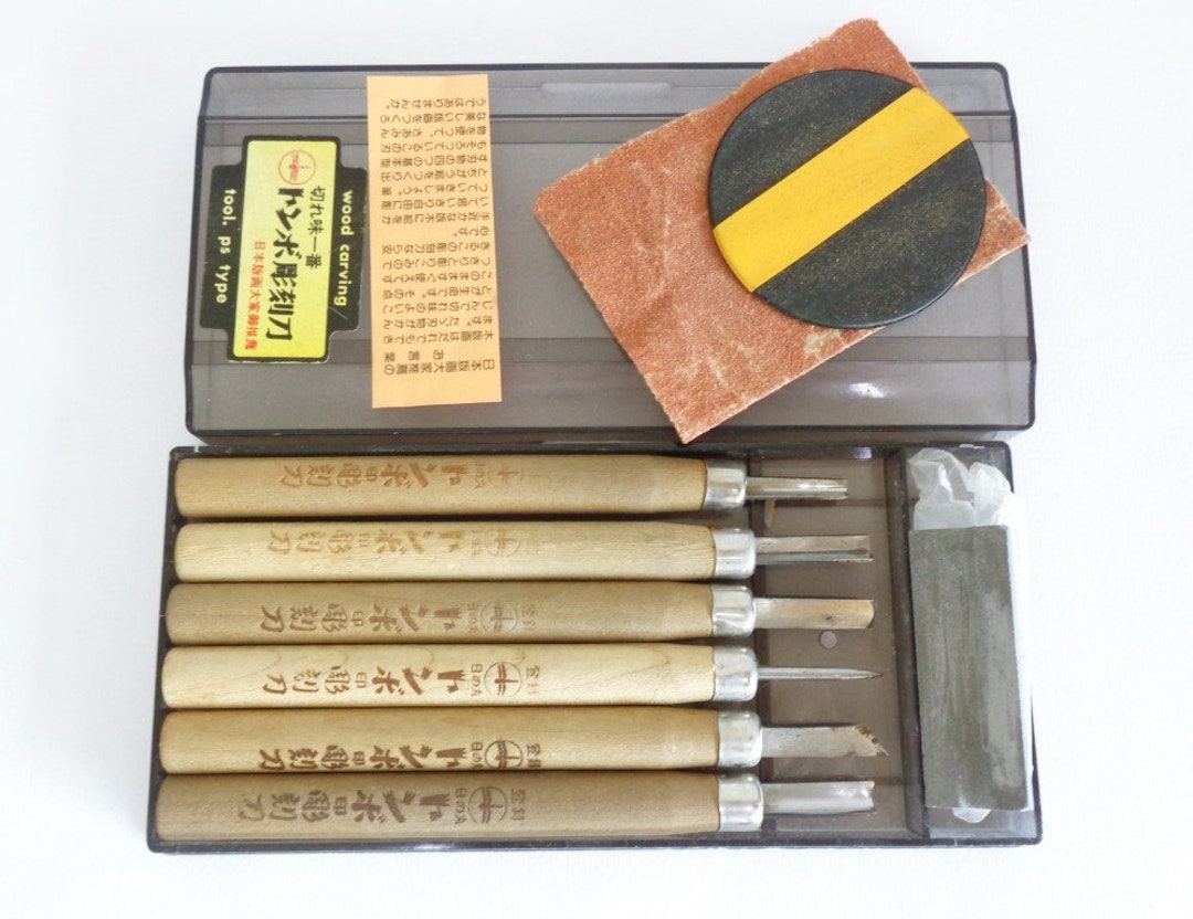 7335 Woodblock Cutting Printing Tools Set Japanese Etsy