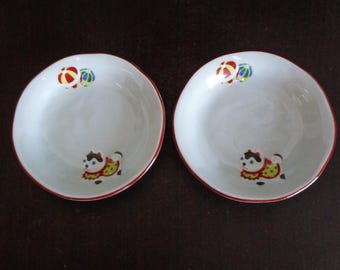 Japanese Desert Plates pair #8460