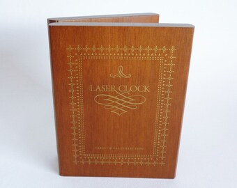 CITIZEN LASER CLOCK 置時計 木目調 - 3 E CITIZEN LASER CLOCK 置時計