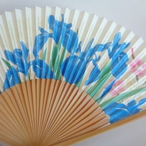 Hand fan / Sensu fan /Japanese Paper & bamboo folding fan #S3754