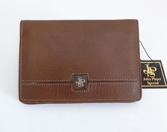 John Player Special Leather purse - card holder , Vintage , unused, RARE #8503