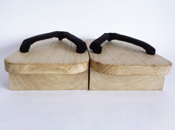 S7013# Japanese Geta Men's Wooden Clogs ,Vintage … - image 3