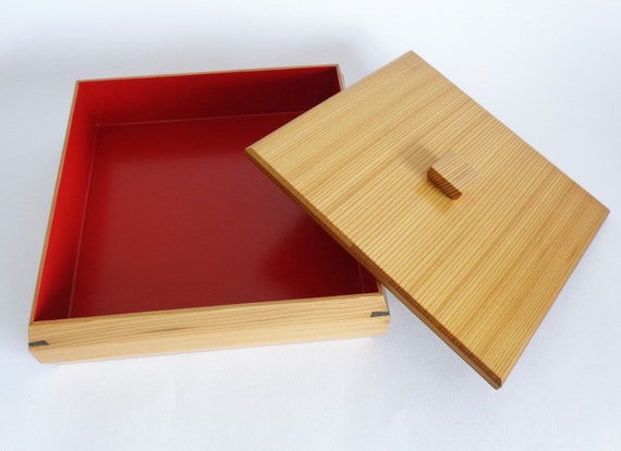 5745# Japanese bentwood box,Magawapa Craft Lacque… - image 1