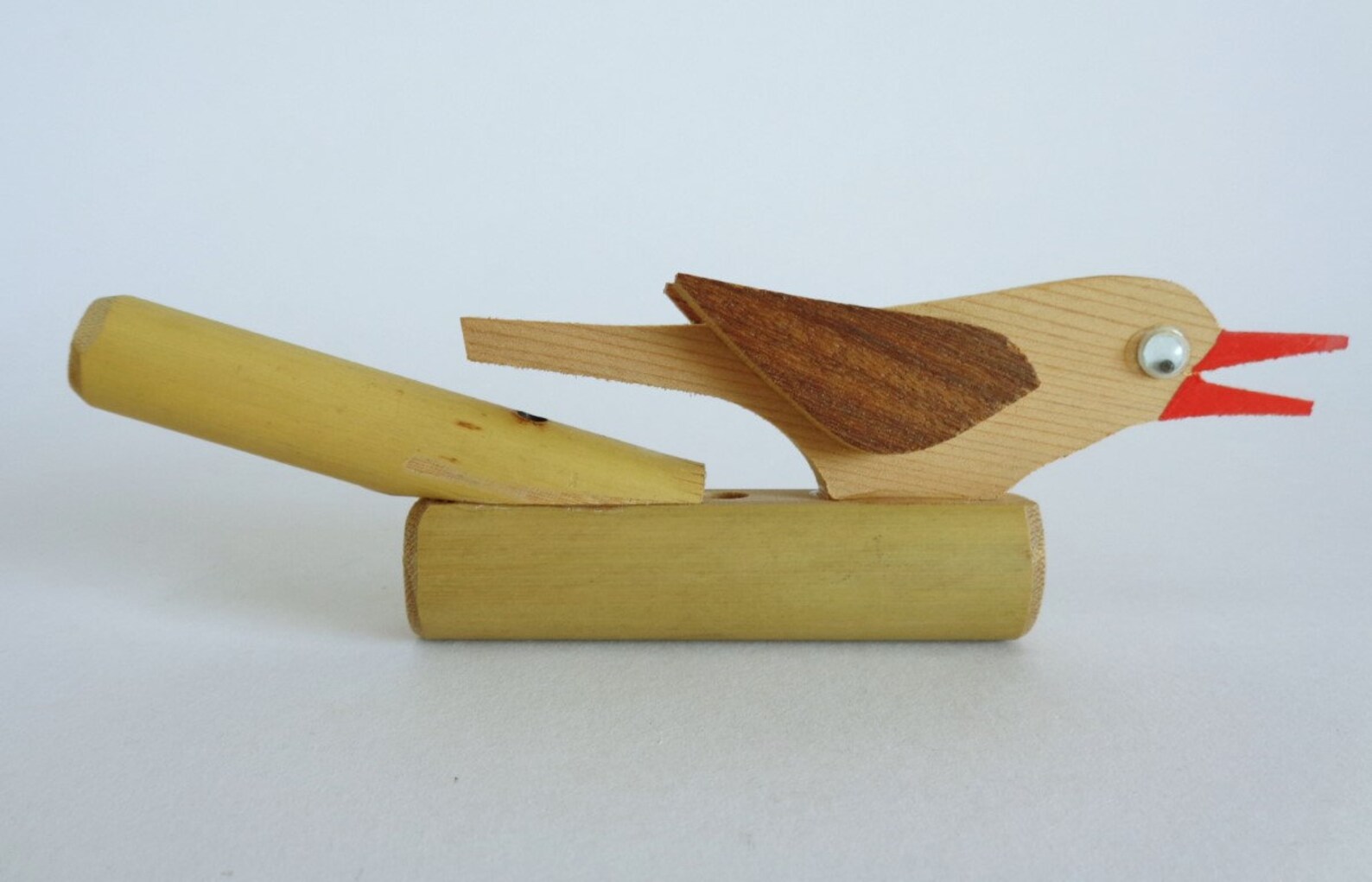 Woodenbamboo Whistle Bird Japanese Folk Craft S2646 Etsy