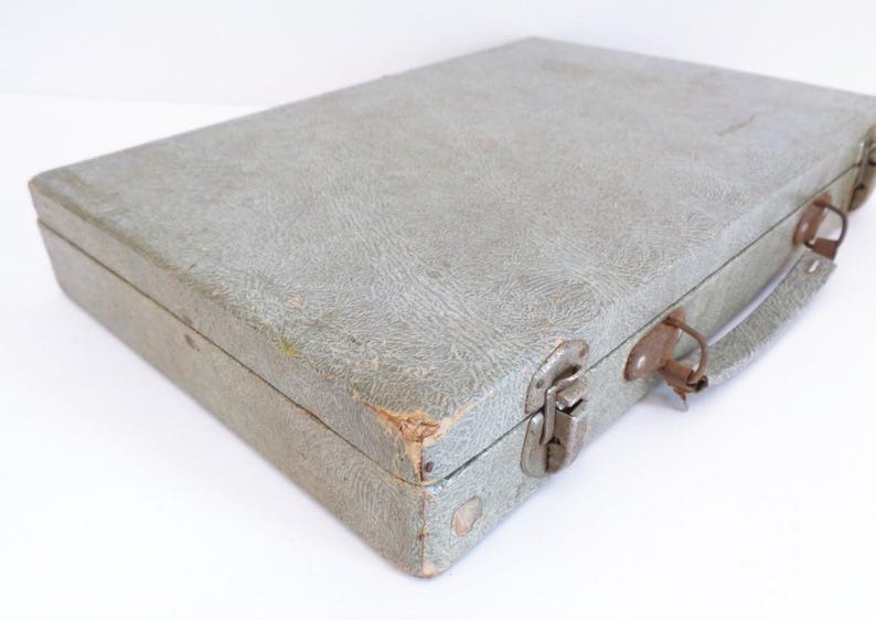 Japanese Mahjong Luxury set Bamboo base tiles Antique kit, wooden case, "Time traces" #BM2 image 11
