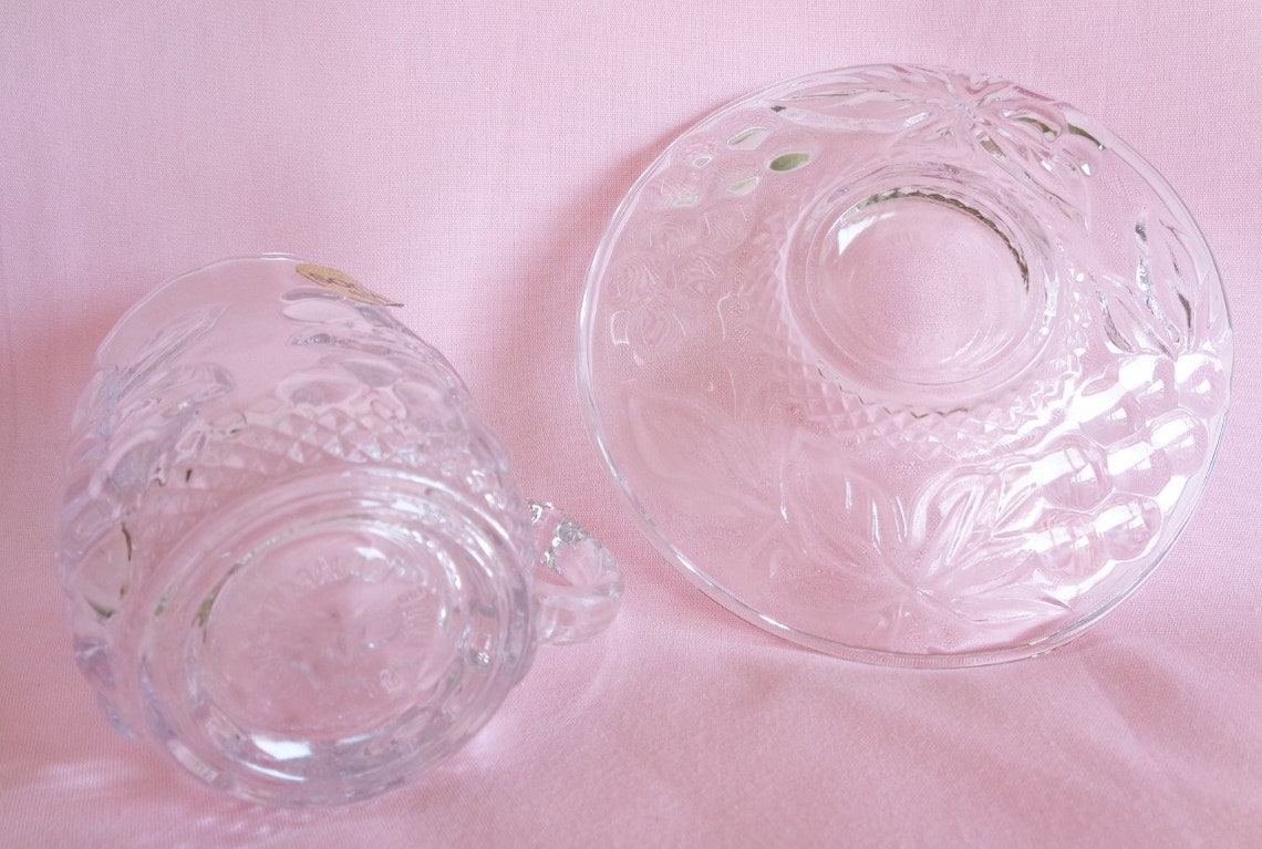 Glass Cup and Saucer Set / Soga Japan Glass Coffee Tea Cup & Etsy
