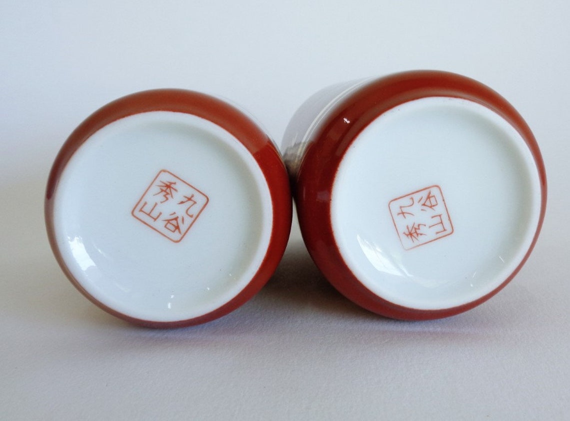 Japanese Yunomi Tea Cup Dharma KUTANI YAKI (ware) By Kutani