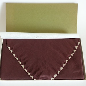 Paño de seda pura Furoshiki / Paño de regalo FUROSHIKI / Paño de seda japonesa para envolver Furoshiki / Caja original n.° S3214